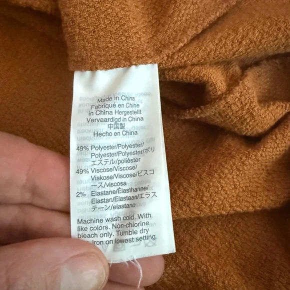 Madewell Short-Sleeve Wrap Midi Dress in Mustard Yellow - Picture 3 of 3